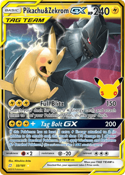 Pikachu & Zekrom-GX